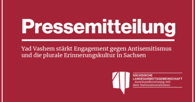 Yad Vashem stärkt Engagement gegen Antisemitismus und die plurale Erinnerungskultur in Sachsen