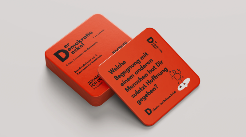Demokratiedeckel: Edition Zusammen für Demokratie