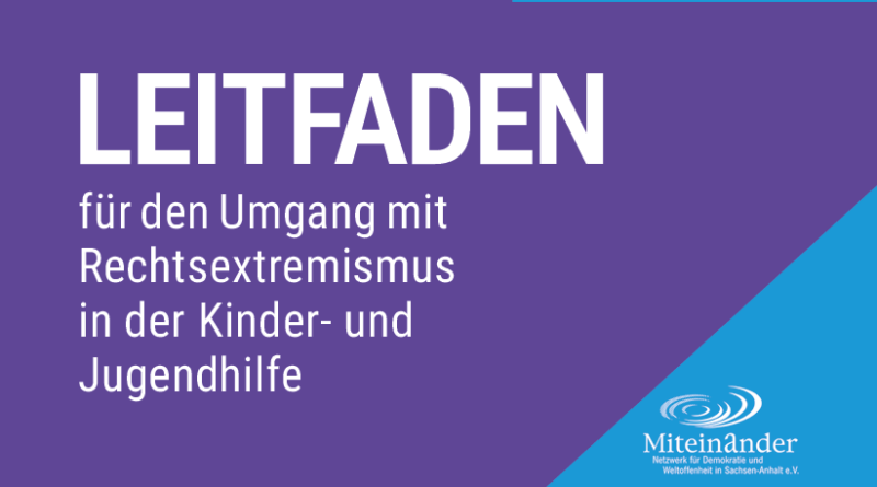 Leitfaden für den Umgang mit Rechtsextremismus in der Kinder- und Jugendhilfe
