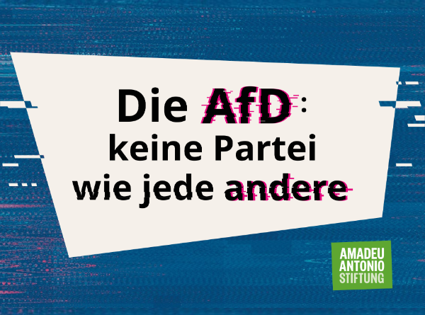 Argumentationshilfe: Die AfD: keine Partei wie jede andere